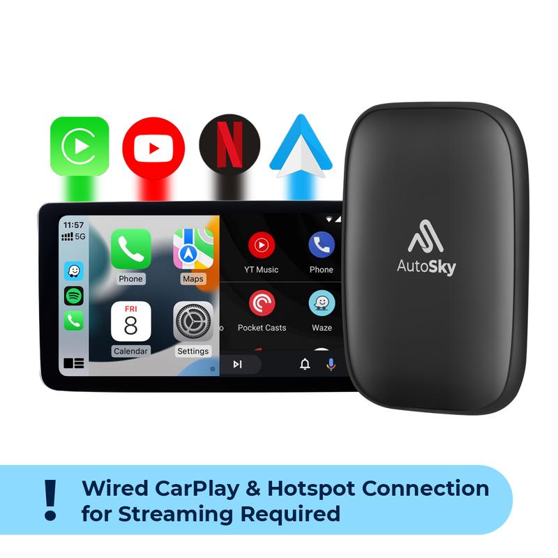 AutoSky Ai Box Lite Neo - Wi-Fi and Bluetooth Connectivity,