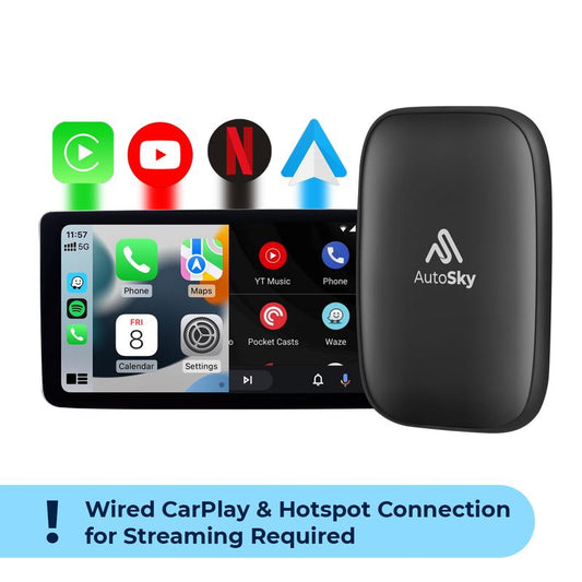 AutoSky Ai Box Lite Neo - Wi-Fi and Bluetooth Connectivity,
